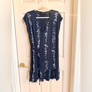 Blue floral Lucky brand dress